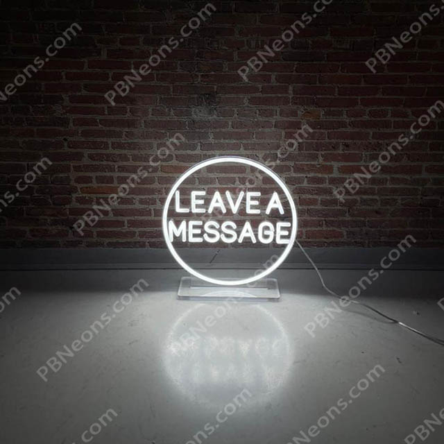 Leave a Message LED Neon