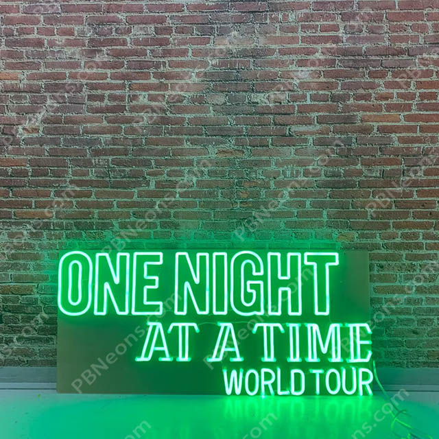 One Night at a Time LED Neon