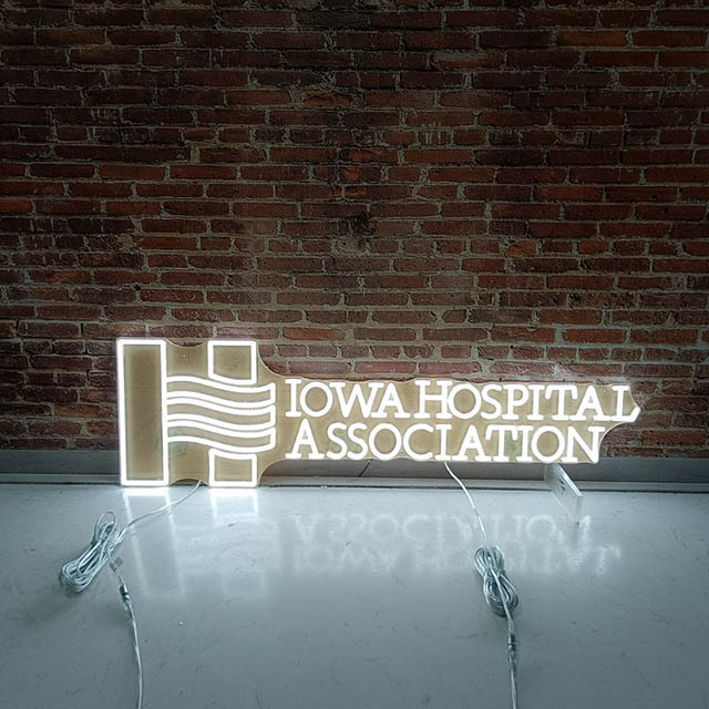 Iowa Hospital Association LED Neon