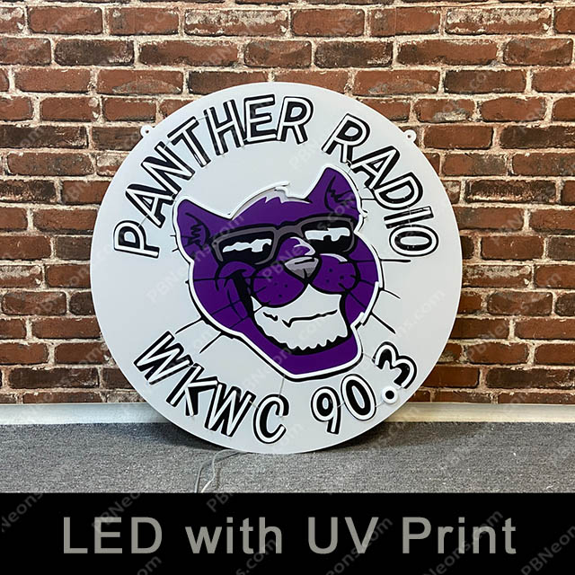 LED with UV Print